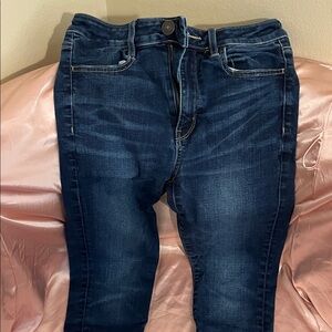 American Eagle Outfitters Dark Blue Skinny Jeans
